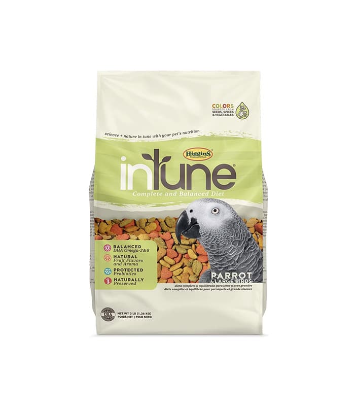 Higgins InTune Natural Parrot Food